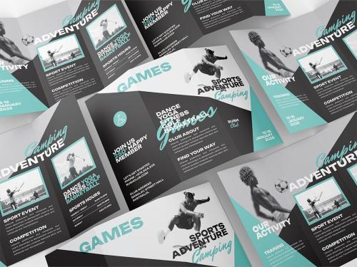 Sports Active Trifold Brochure