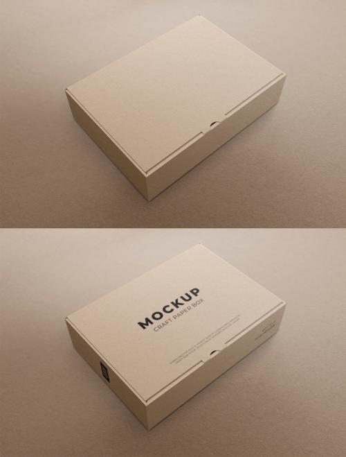 Craft Paper Box Mockup - 463918177