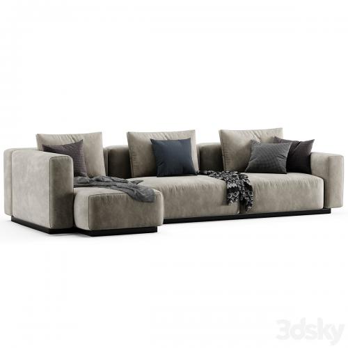 Flexform Lario Chaise Longue Sofa