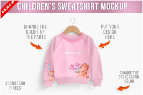 Children's Sweatshirt Mockup