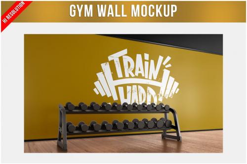 Gym Wall Mockup