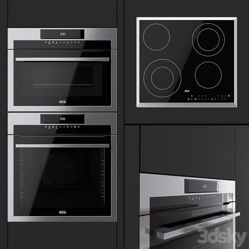 AEG - an oven BPM742320M, a compact oven KMM761000M and a hob HK563402XB