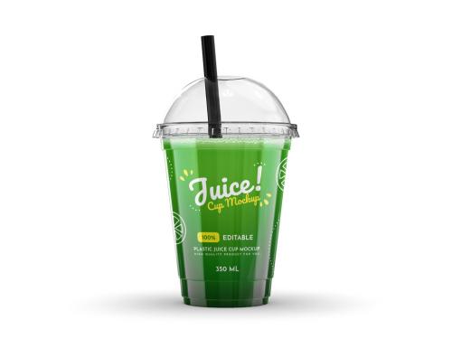 Juice Cup Mockup - 464337192