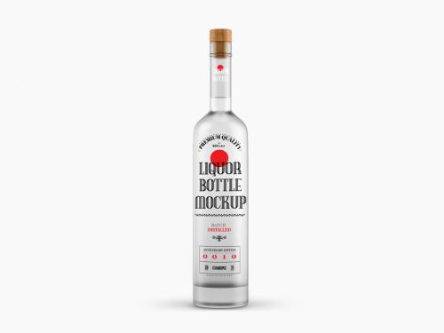 Spirit Liquor Bottle Mockup - 464337458