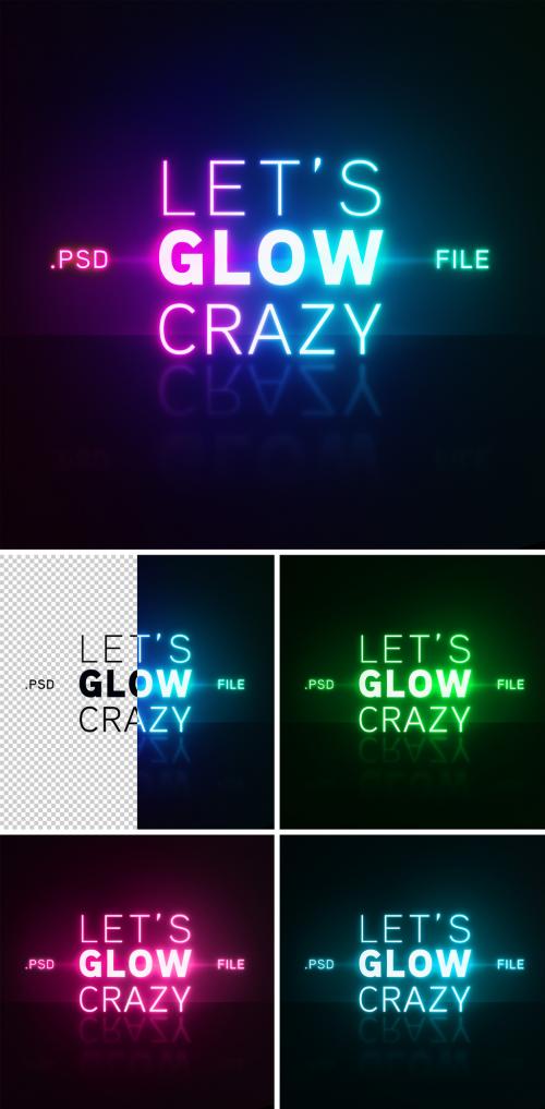 Glowing Text Effect - 465123374