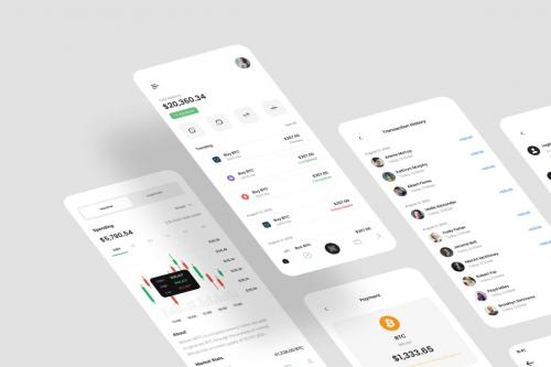 Bitly - Crypto App UI Kit