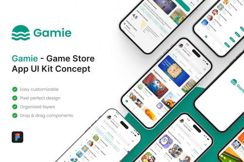 Gamie - Game Store App UI Kit