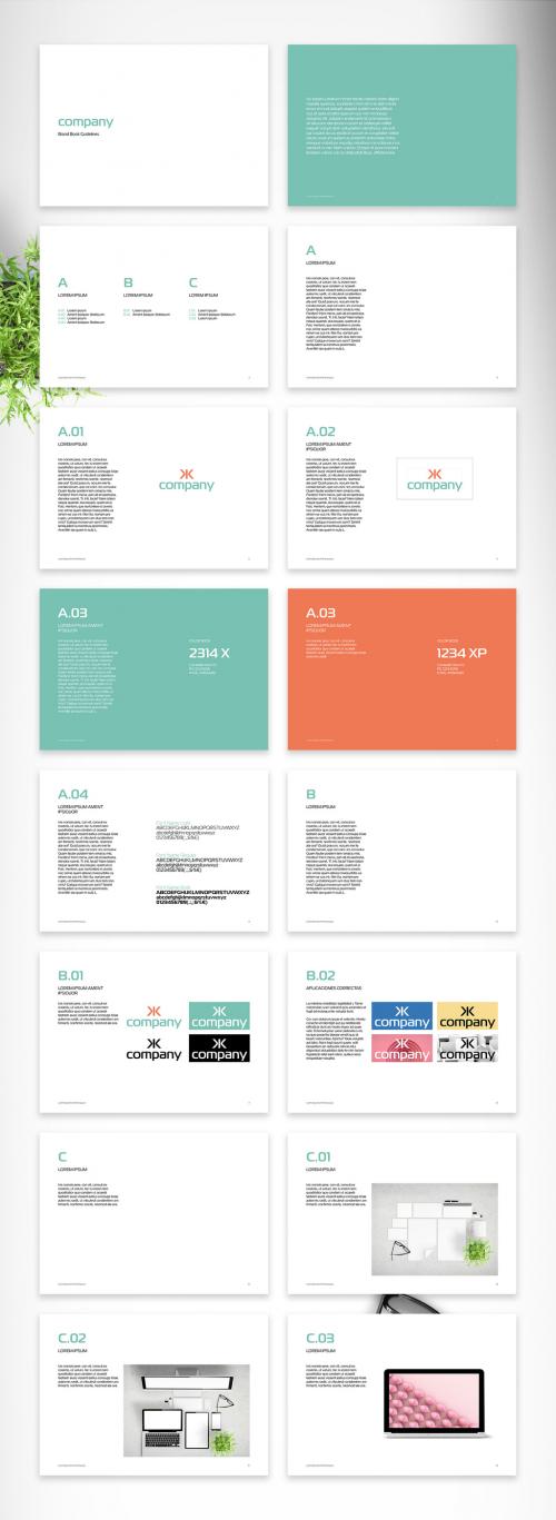 Clean and Simple Brand Book Guidelines - 465123593