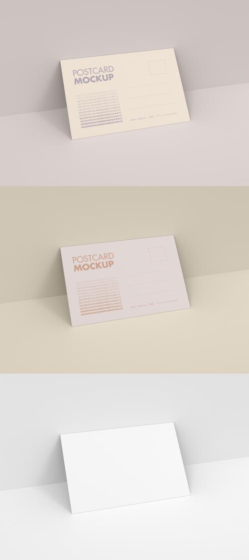 Branding Postcard Layout Mockup - 465124325