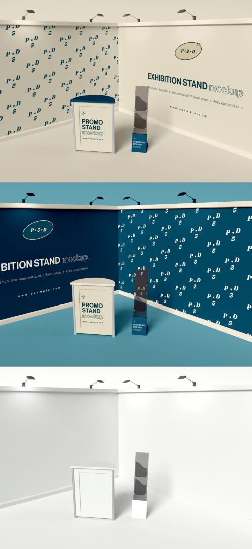Exhibition Booth Mockup - 465124356