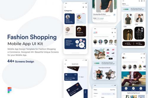 Fashion Shopping E-Commerce Mobile App UI Kit