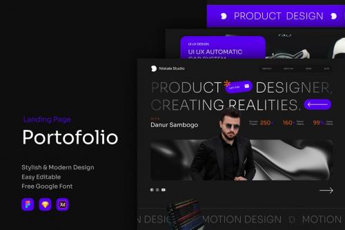Portfolio Design Landing Page