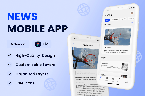 News Mobile App - Ui Design