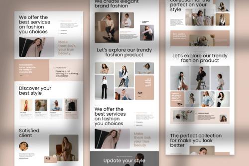 Agnes - Fashion Website UI Kit Figma Template
