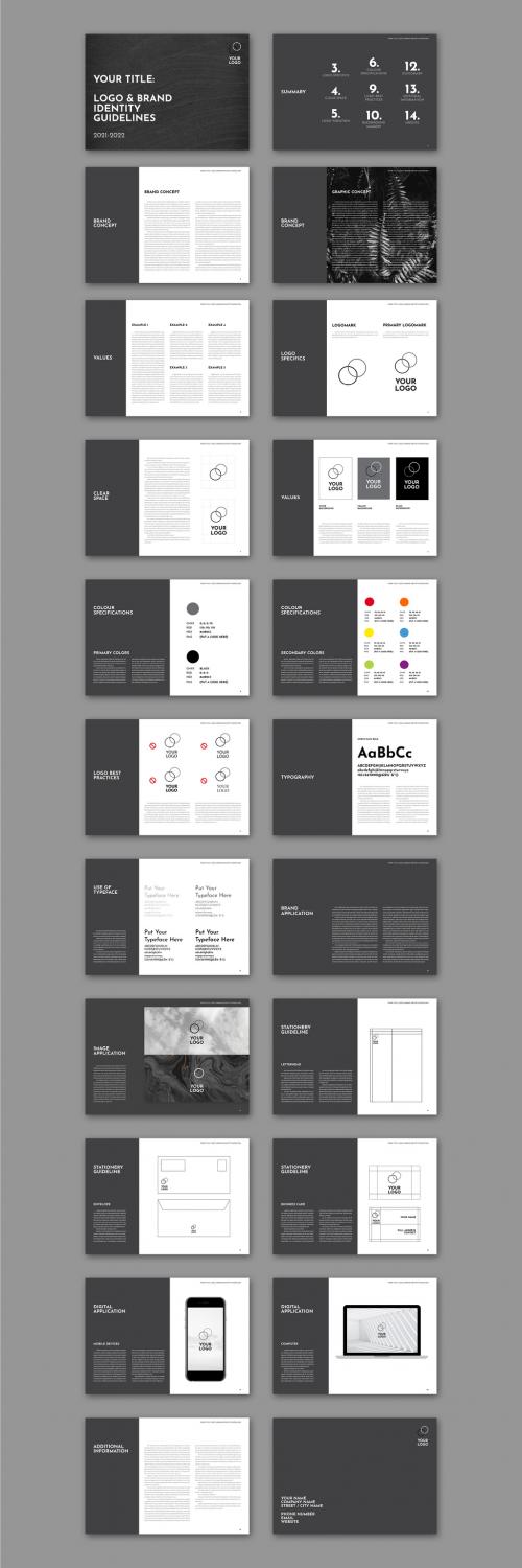 Brand Guidelines Manual Layout - 466042127