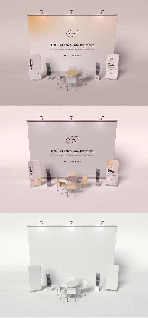 Exhibition Stand Mockup - 466796242