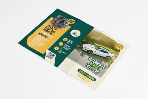 Auto Repair Service Trifold Brochure