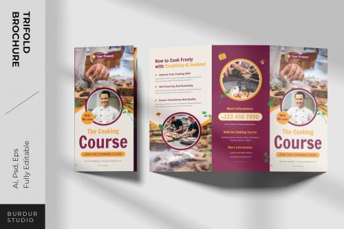 Cooking Course Trifold Brochure