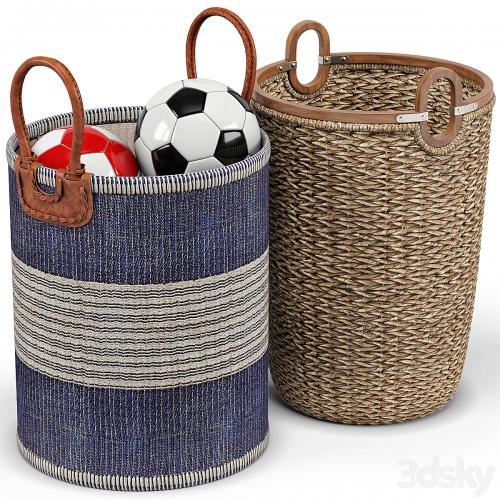 Huntington, seagrass baskets
