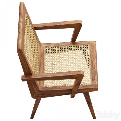 Mid-century cane chair