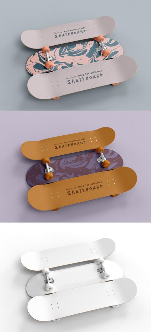 Set of Skateboards Mockup - 468032131