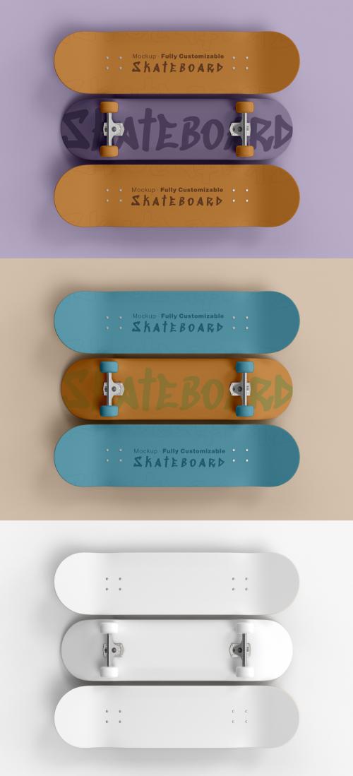 Three Skateboards Mockup - 468032136