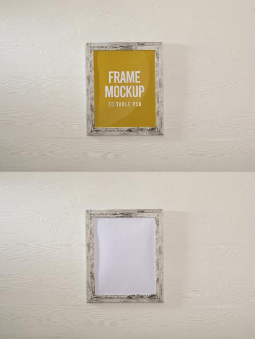 Frame on Wall Mockup - 468032172