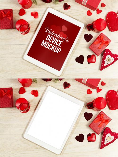 Valentines Tablet Mockup - 468032210