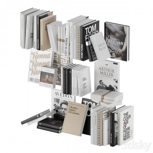 set of books 01- beige