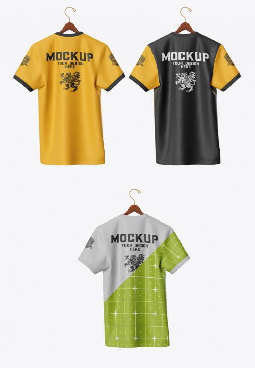 Sports T-Shirt Mockup:Back Side - 468262885