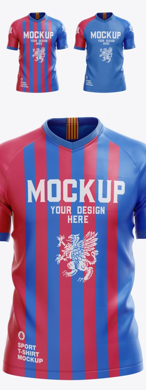 Soccer Men’S Sports T-Shirt Mockup - 468262890