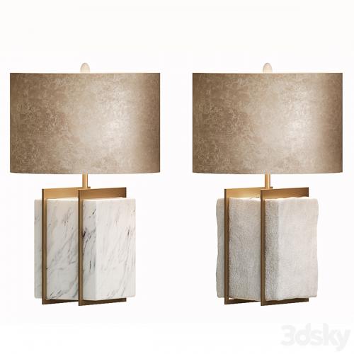 Table Lamp With Stone Set 1