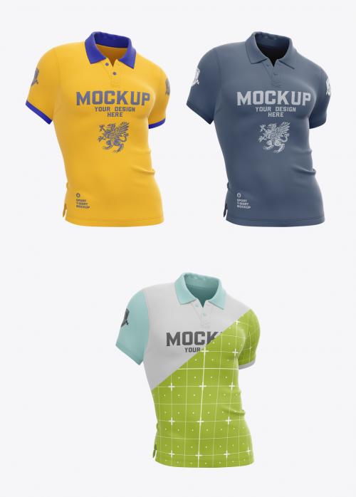 Men's Short Sleeve Polo Shirt Mockup - 468468199