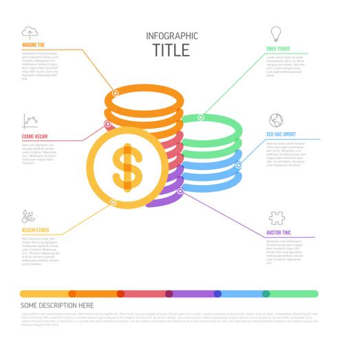 Thick Line Money Funds Multipurpose Infographic Layout - 468676452