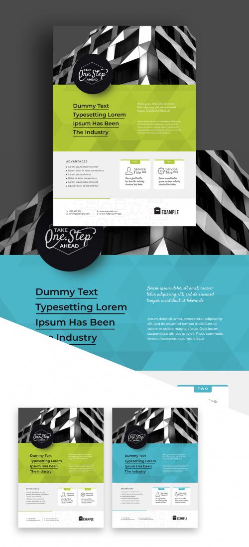 Simple Corporate Business Srvice Flyer Layout - 470003114