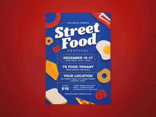 Street Food Festival Flyer Layout - 470190611
