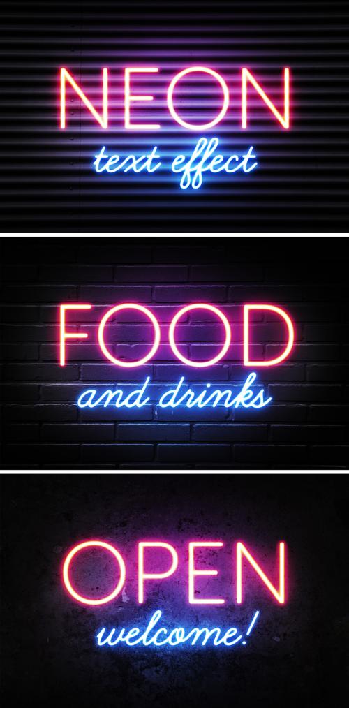 Neon Text Effect - 470190797