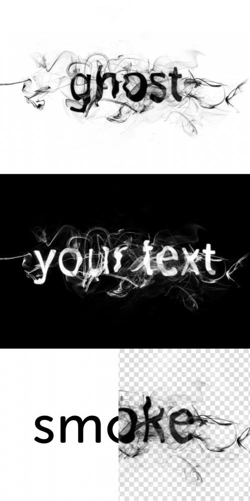 Smoking Text Effect - 470190803
