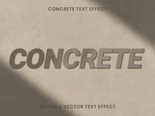 Concrete Texture Text Effect Editable Layout - 470191855