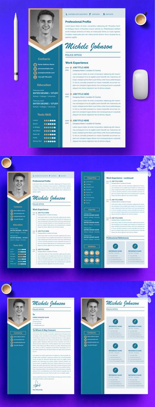 Clean and Professional Resume Layout - 470735137