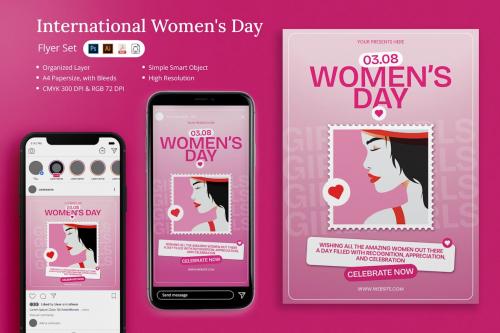 Hilla - International Women's Day Flyer Set
