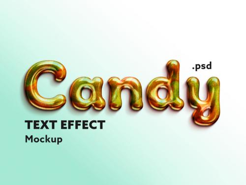 Candy Text Effect - 470947214