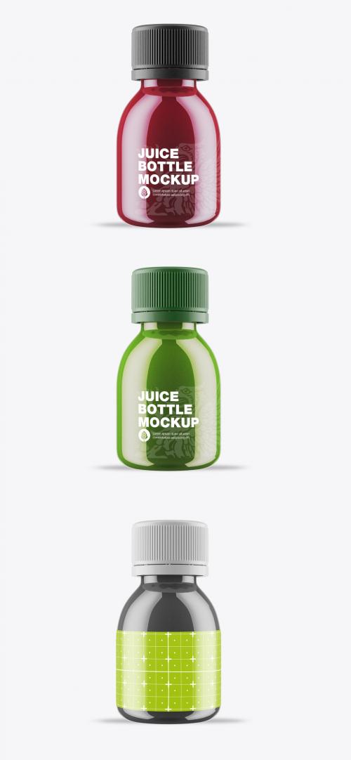 Plastic Juice Bottle Mockup - 470947544