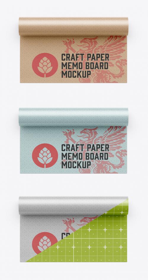 Craft Paper Roll Mockup - 470947972