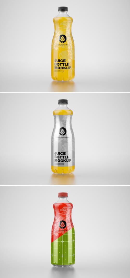 Orange Juice Bottle Mockup - 470947977