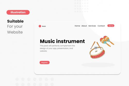 Music Instruments Illustrations Collection