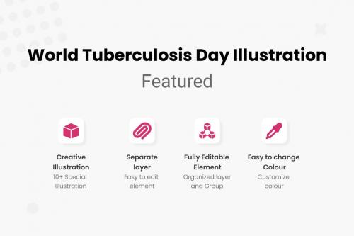 World Tuberculosis Day Illustrations Collection