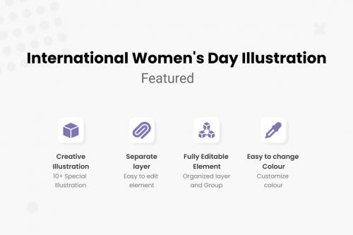 International Women's Day Illustrations Collection