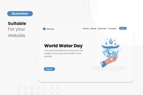 World Water Day Illustrations Collection