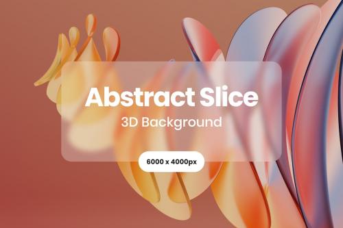 Abstract Slice 3D Background